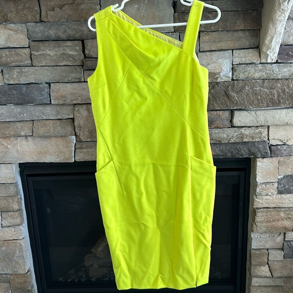 Michael Kors asymmetrical neck dress, size 6